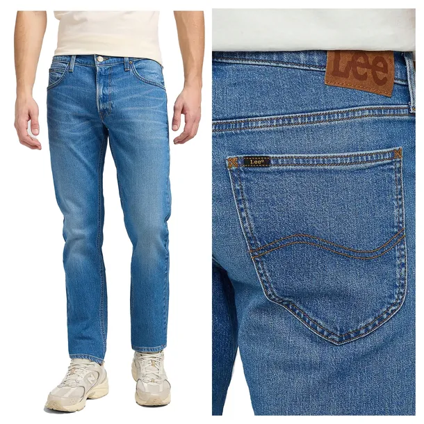 Lee DAREN ZIP FLY W36 L32 Męskie spodnie jeansy dżinsy PROSTE