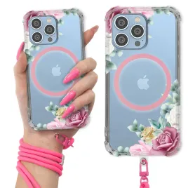 etui-do-iphone-14-pro-max-antishock-pink-ring-magsafe-pink-smycz-flower