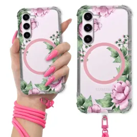 etui-do-samsung-s23-antishock-pink-ring-magsafe-rozowa-smycz-kwiatowe