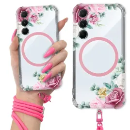 etui-do-samsung-a55-5g-antishock-pink-ring-magsafe-rozowa-smycz-flower
