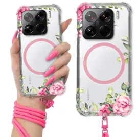 etui-do-xiaomi-15-pro-antishock-pink-ring-magsafe-rozowa-smycz-kwiatowe