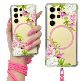etui-do-samsung-s24-ultra-antishock-pink-ring-magsafe-pink-smycz-flower