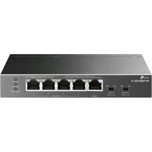 switch-tp-link-tl-sg1005p-pd-stan-opakowania-oryginalne