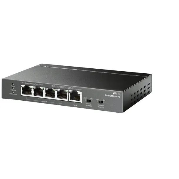 switch-tp-link-tl-sg1005p-pd-stan-nowy-waga-z-opakowaniem-0-29-kg