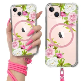 etui-do-iphone-13-antishock-ring-magsafe-pink-rozowa-smycz-kwiatowe