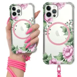 etui-do-iphone-12-pro-antishock-pink-ring-magsafe-rozowa-smycz-kwiatowe