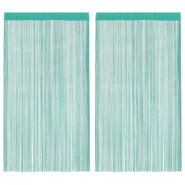 zaslony-sznurkowe-2-szt-turkusowe-100x250-cm