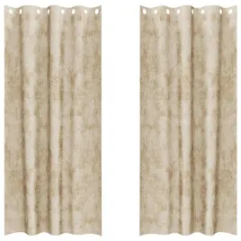 zaslony-z-weluru-z-zaslonami-2-pcs-kremowy-260-x-140-cm-aksamit