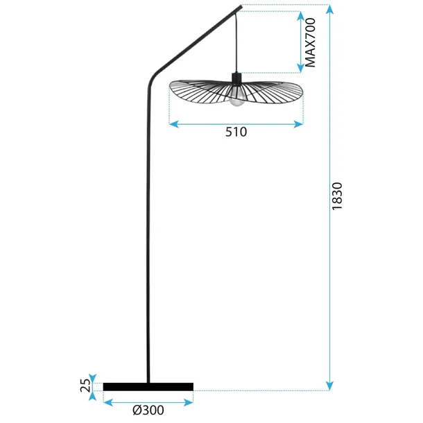 toolight-lampa-app1844-1f-kolor-czarny