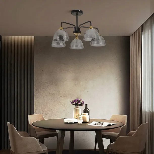 toolight-lampa-g085-5c-black-grey-dlugosc-wysokosc-33-5-cm