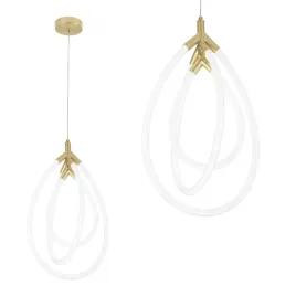 lampa-wiszaca-led-biala-pierscienie-owalna-zlota-ring-designerska-sufitowa