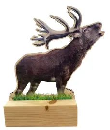 jelen-byk-statuetka-trofeum-polowanie-sezon-lowiecki-myslistwo-grawer