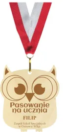 medal-pasowanie-na-ucznia-sowa-6-cm-personalizacja