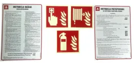zestaw-3-znakow-przeciwpozarowych-na-plycie-swiecace-ppoz-2-bhp-instrukcje
