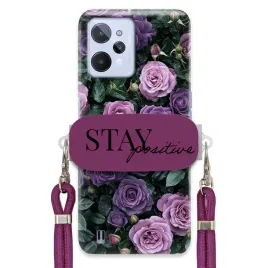 etui-do-realme-c31-sliwkowy-sznurek-crossbody-uchwyt-urokliwe-purple-roses