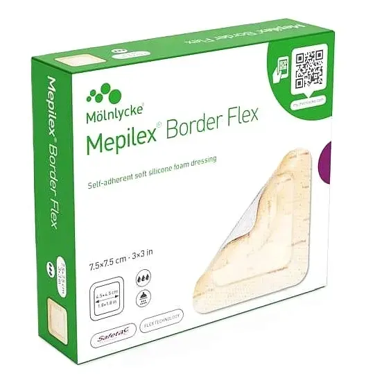 Mölnlycke - Mepilex Border Flex - 7,5 x 7,5cm - 5szt.