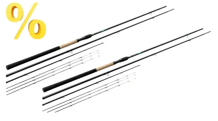 Zestaw Wędek Flagman Mascot Feeder 330cm 60g + 330cm 60g