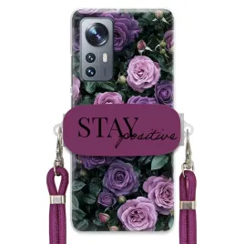 etui-do-xiaomi-12x-5g-sliwkowy-sznurek-crossbody-uchwyt-girly-purple-roses