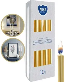 aura-swiece-stolowe-stozkowe-zlote-metalik-7h-10-szt-s30-213