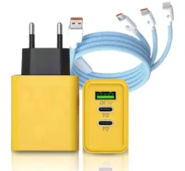 ladowarka-sieciowa-szybka-gan-ii-65w-3a-qc-3-0-2x-usb-c-kabel-3-w-1