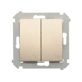 simon54-lacznik-schodowy-podwojny-led-10ax-dw6-2l-01-44-zloty-mat