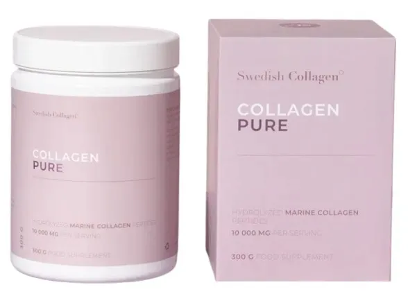 Swedish Nutra Collagen Pure 300 g Stawy Kości Nawilżenie Regeneracja Skóra