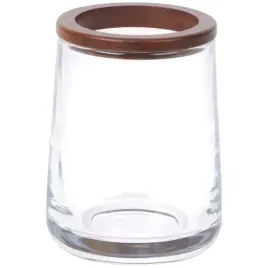 eleganski-szklany-pojemnik-na-szczoteczke-do-zebow-wykonczenie-drewno