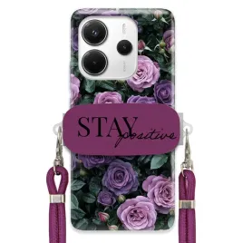 etui-do-xiaomi-redmi-note-14-4g-sliwkowy-sznurek-uchwyt-cute-purple-roses