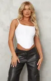 prettylittlething-top-damski-bialy-gladki-32-egg-stan-nowy