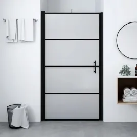 drzwi-prysznicowe-hartowane-szklo-mrozone-100x178-cm-czarne-lumarko