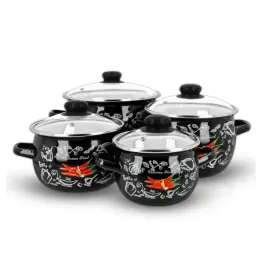 komplet-garnkow-emaliowanych-8el-czarny-spicy