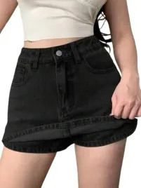dazy-damskie-czarne-krotkie-spodenki-jeansowe-s-lym