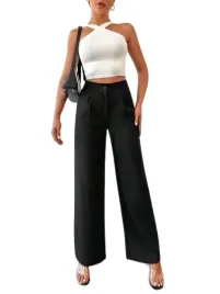 shein-proste-spodnie-damskie-czarne-dlugie-basic-xl-lyc