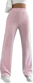shein-proste-spodnie-rozowo-biale-w-kratke-casual-38-lyk