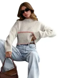 shein-sweter-damski-bezowy-krotki-z-dlugim-rekawem-m-lym