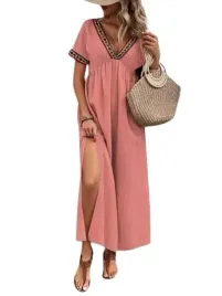 shein-sukienka-rozowa-maxi-prosta-damska-36-laj