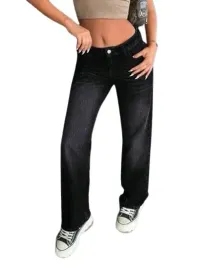 shein-damskie-spodnie-jeansowe-czarne-casual-40-lys
