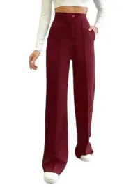 shein-tall-damskie-spodnie-eleganckie-bordowe-dlugie-40-1eg