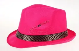 kapelusz-al-capone-ze-zlota-lamowka-rozowy-imprezowy-karnawal