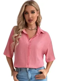 shein-kosuzla-damska-rozowa-gladka-guziki-38-vhq