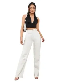 shein-damskie-spodnie-jeansowe-biale-proste-m-lyn