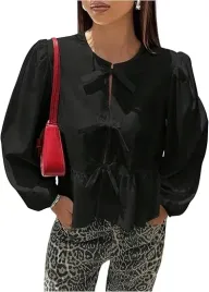 shein-czarna-bluzka-luzna-wiazana-damska-38-l-c