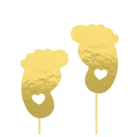 topper-ozdobny-na-tort-stopki-na-chrzest-urodzinki-dekoracje-chrzciny-zloto