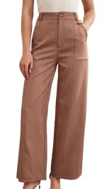 shein-brazowe-eleganckie-spodnie-w-paski-36-vun