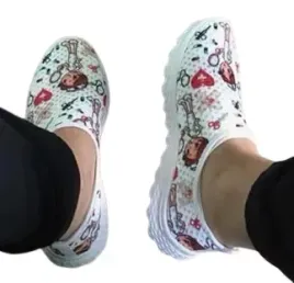 scrawlgod-buty-sportowe-damskie-lekkie-biale-ze-wzorem-38-jog