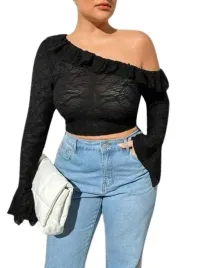 shein-damska-czarna-bluzka-plus-size-casual-46-lwo