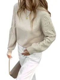 shein-sweter-damski-bezowy-gladki-luzny-na-co-dzien-m-lye