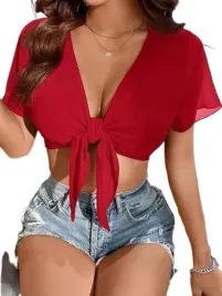 shein-top-damski-czerwony-wiazany-krotki-38-lyi