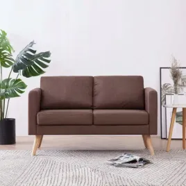 2-osobowa-sofa-tapicerowana-tkanina-brazowa-lumarko