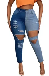 shein-plus-size-jeansy-damskie-niebieskie-rurki-z-dziurami-50-1an